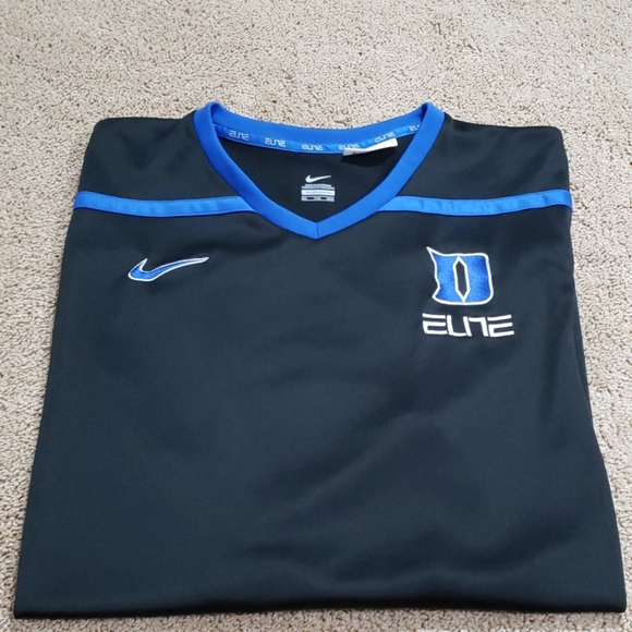 Men's Nike Elite Duke vneck shirt - Picture 4 of 6